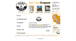 Desktop Screenshot of egriuveg.hu